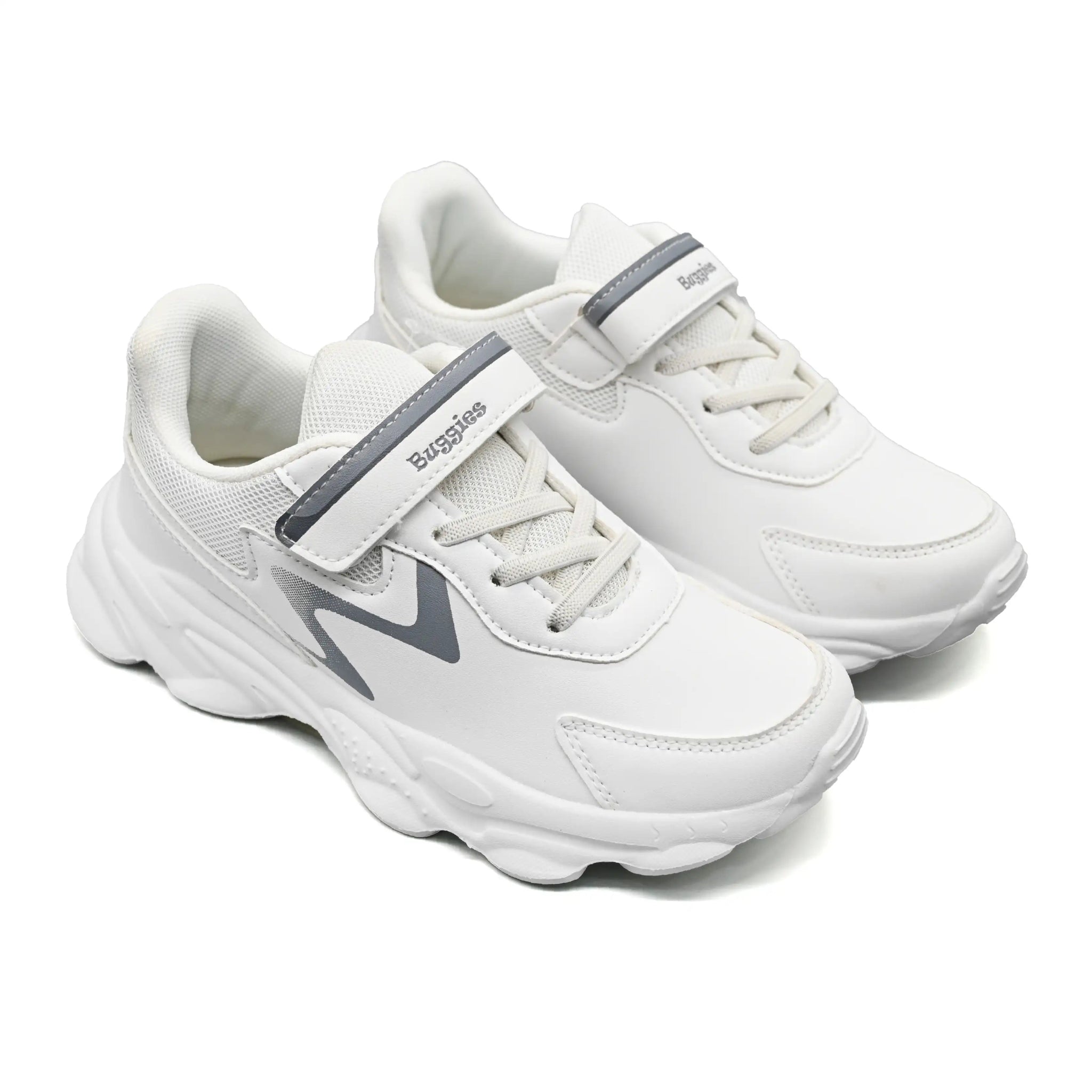 Buggies Enzo Kids Shoes - White - Umoja Africa Kenya